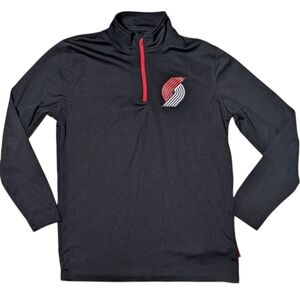 Youth NBA Portland Trail Blazers 1/4 Zip Active Top